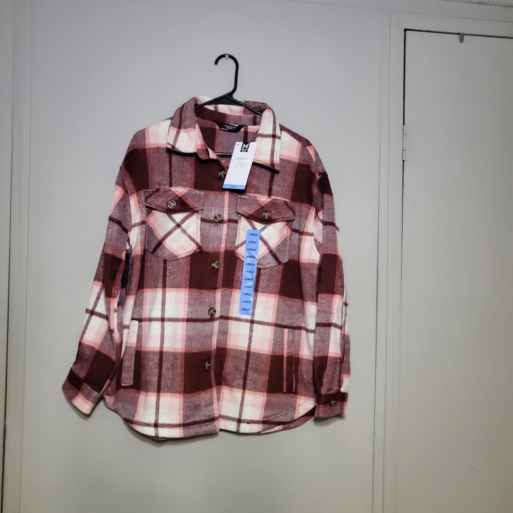 Member's Mark Plaid Shacket - Picture 2 of 12